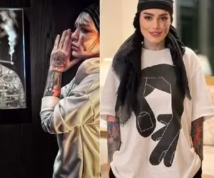 سحر قریشی با دنیا جهانبخت رفت تو مسابقه ای زننده؛ با پشت دستش کوبید دهن تتلو!