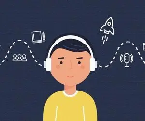 آموزش زبان انگلیسی با پادکست صوتی چگونه است؟