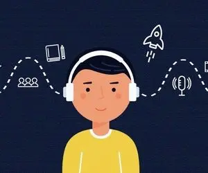 آموزش زبان انگلیسی با پادکست صوتی چگونه است؟