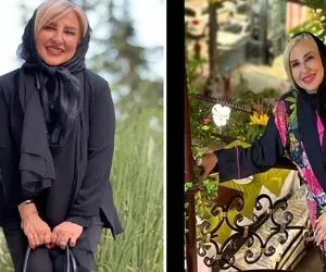 مرجانه گلچین با ژست و استایل خاص در این عکس درخشید / شال سنتی و زیبایی که به سر کرد