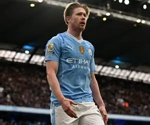 رکورد فوق‌العاده کوین دی بروینه در لیگ برتر انگلیس