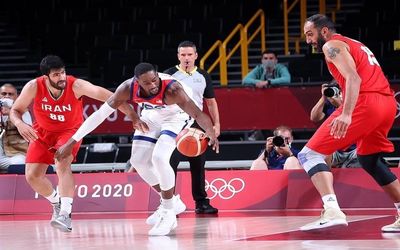 نتیجه نهایی بسکتبال ایران آمریکا المپیک 2020 چهارشنبه 6 مرداد