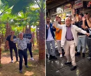 آواز ماندگار؛ صادق بوقی تو مزرعه پالم با دوتا خوش هیکل چه آو آو آویی راه انداخته