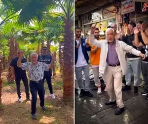 آواز ماندگار؛ صادق بوقی تو مزرعه پالم با دوتا خوش هیکل چه آو آو آویی راه انداخته