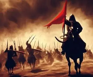 (تصاویر) شبیه سازی حیرت آور هوش مصنوعی از واقعه روز عاشورا؛ با دیدنش اشک خواهی ریخت