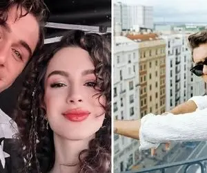 انور سعید یاران و نامزدش در ترکیه / همسر دوروک سریال خواهران و برادران تو لباس عروس