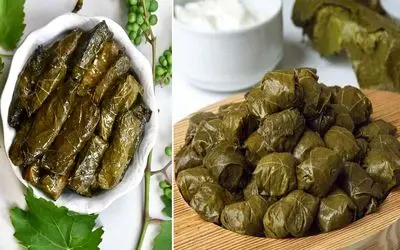 طرز تهیه دلمه برگ مو با یه دستور عالی / مزه ملس و فوق العاده این دلمه حرف نداره