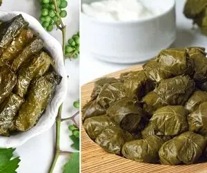 طرز تهیه دلمه برگ مو با یه دستور عالی / مزه ملس و فوق العاده این دلمه حرف نداره