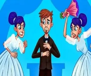 بازی فکری؛ اگه همه بهت میگن با سیاست بگو کدوم عروس واقعی نیست و فیلم بازی میکنه