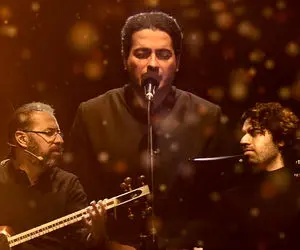 آواز همایونی؛ وقتی همایون شجریان آرایش غلیظ رو میخونه سالن با آرایش یکدست تشویق میکنه