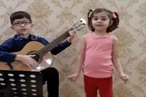 آواز شاد؛ داداش دختربچه دلبر براش دختر نازه خوند فسقلی از ذوق بند زمین نیست اطواراشو