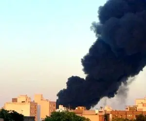 احتمال شنیده شدن صدای انفجار در شهر بهارستان