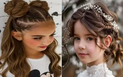 مدل موی دخترونه جدید برا پرنسس های سانتال مانتال؛ خیلی راحتن هر مامانی از پسش برمیاد