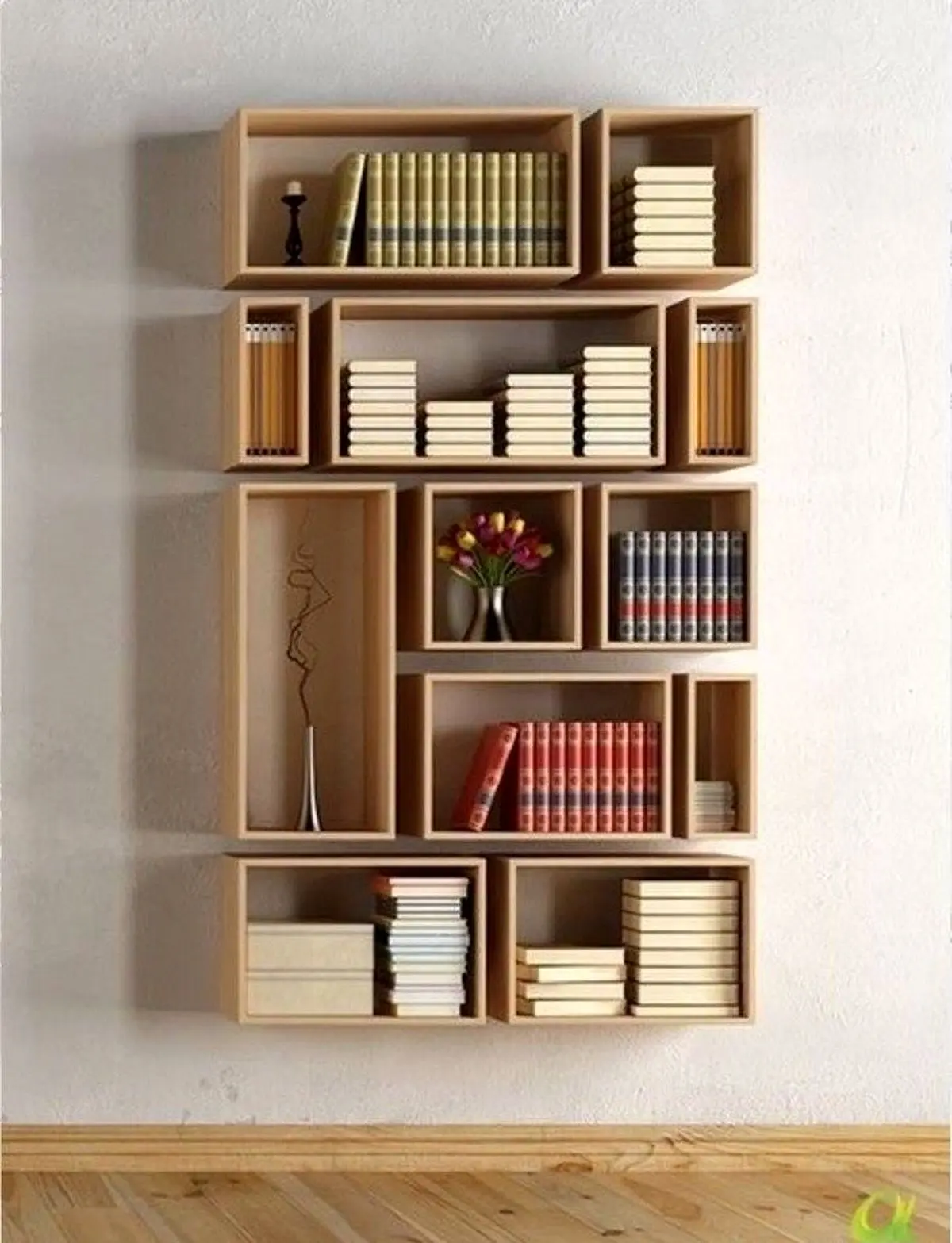 چیدمان کتابخانه