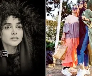 فیگور سرخوش "الهه حصاری" با در داغووون؛ خانوم با این تیپاش همه مدلا رو شَتک کرده!