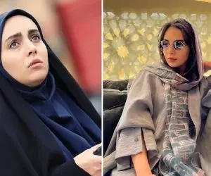 "مهشید جوادی" بازیگر ساده بچه مهندس باندانا به تن رفته کتابخونه؛ با کاسه موهاشو زد!