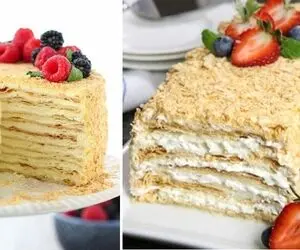 طرز تهیه کیک ناپلئونی / خاص ترین کیک رو با بهترین دستور درست کنید