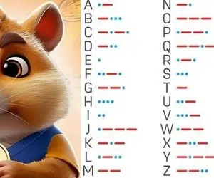 کد مورس همستر کامبت امشب دوشنبه 21 خرداد+ راهنمای زدن و گرفتن یک میلیون سکه