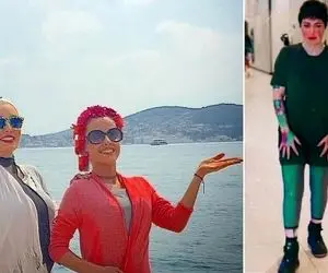 استایل خاص سحر قریشی با وزنه های گُنده تر از خودش؛ تو ماشین خفنش کوبید دیوار!