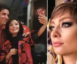 تیپ ساحلی "یکتا خانم ناصر" با یه دختر خوشگل؛ "آقا منوچ" کو پس؟