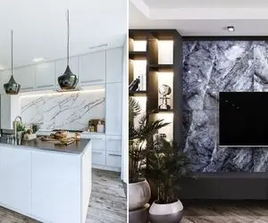 واسه داشتن خونه خوشگل و لاکچری فقط کافیه ماربل شیت بزنی / نه خاک خوری داره نه کثیفی