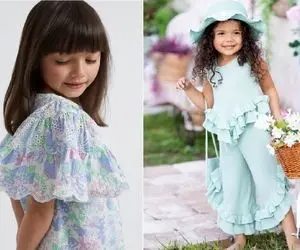 ترند 2024 در استایل دختر بچه ها برای بهار / استایل فرشته کوچولو تو بهاری کن