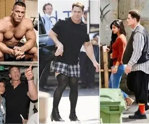 عشوه جان سینای غووول بیابونی با جولاف شلواری دُخی طورش؛ وویی جا زنِ ایرونیشم آرایشید!