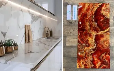 ماربل شیت انتخابی شیک و مقرون‌به‌صرفه / متریال سنگین و گرون حذف، ماربل ایده آل نصب