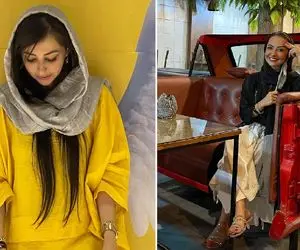 آرایش "بد و ژولیده" بازیگر معروف در رستوران؛ نفیسه در حال تعویض شوهر!