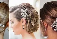 ایده های شینیون موهای کوتاه؛ وقتی کوتاهی مو مانع خوشتیپی نیست/ مناسب عروسی و دورهمی