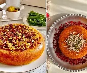 طرز تهیه ته چین گردو / همراه با نکات مهم برای خوش عطر و خوشمزه شدن ته چین