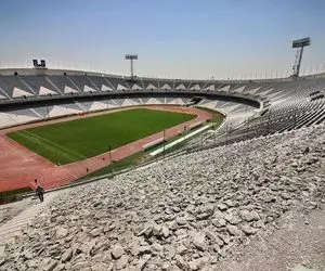 وضعیت اسفناک سکوهای آزادی قبل دیدار پرسپولیس