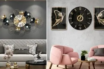 بهترین جای نصب ساعت دیواری در پذیرایی، آشپزخانه و اتاق خواب؛ دیزاینی شیک و اصولی
