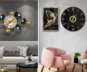 بهترین جای نصب ساعت دیواری در پذیرایی، آشپزخانه و اتاق خواب؛ دیزاینی شیک و اصولی