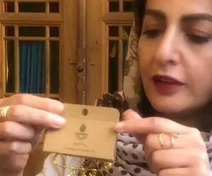 راهکار جالب "شقایق دهقان" برای مانتوی جلو باز!