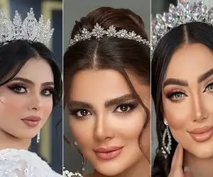 مدل تاج های مد برای عروس 1404؛ اینا رو هر کی بذاره سرش تا قیامت حرف خوشگلیشه تو فامیل