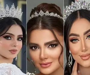 مدل تاج های مد برای عروس 1404؛ اینا رو هر کی بذاره سرش تا قیامت حرف خوشگلیشه تو فامیل