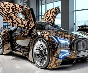 دنیای خودروسازی / ترکیب فناوری پیشرفته با نمایی از پلنگ در این جانور 