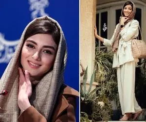 قد و قواره "پردیس پورعابدینی" پیش آقای صدا چه گولاخه؛ چهرش با این خنده شد هوش مصنوعی!