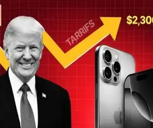 جنگ تجاری ترامپ با تهدید متحدان و واکنش تند رقبا روبه‌رو شد / آیفون ۲۳۰۰ دلاری میشود؟