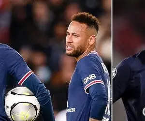 امباپه و نیمار شاخ تو شاخ شدن بددددد؛ مسی هم نتونست جداشون کنه!!!