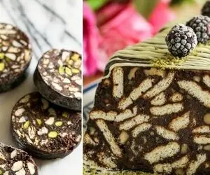(ویدئو) طرز تهیه کیک موزائیکی؛ بدون فر سه سوته یه کیک جذاب کافی شاپی درست کنید