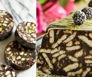 (ویدئو) طرز تهیه کیک موزائیکی؛ بدون فر سه سوته یه کیک جذاب کافی شاپی درست کنید