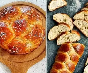 طرز تهیه نون شیرمال بدون فر / این نون خوشمزه واسه صبحونه و عصرونه حرف نداره