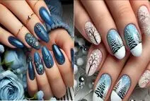 زمستان روی ناخن‌ ها/ جدیدترین ترندهای کاشت ناخن برای فصل سرد