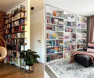 دکوراسیون فقط مبلمان لاکچری نیستا؛ اگه کتابخونه داری اینجوری نانازش کن ببین چه شود