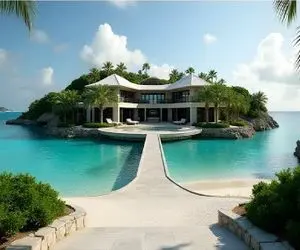 معماری خلاقانه؛ پولدارا وقتی حوصله کسی ندارن جزیره می‌خرن مملکت میسازن واسه تنهایی