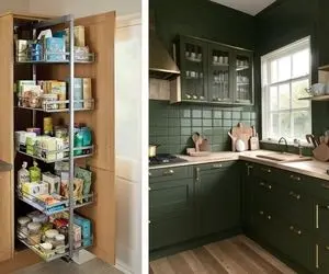 چیدمان کابینت آشپزخونه رو اصولش / اینجوری جا کم نمیاری که هیچ فضای کابینتا بیشتره