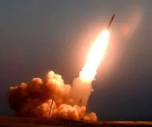 (ویدئو) حفره بزرگ در گنبد آهنین و محل اصابت موشک ایرانی