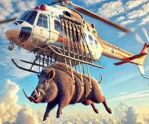 فرآوری خوک؛ خوک قلمبه کریه المنظر و بردن سلاخخونه از قفا گردن زدن مثله کردن 